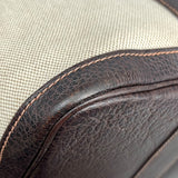 エルメス HERMES ガーデンパーティーPM □I刻 ベージュ×ブラウン シルバー金具 トワル/ブッフル ユニセックス トートバッグ