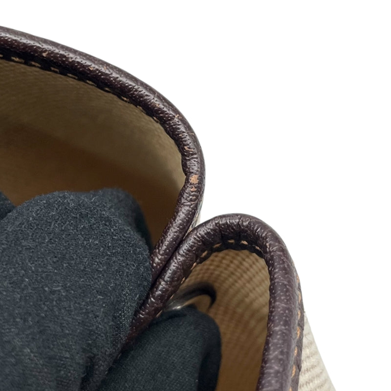 エルメス HERMES ガーデンパーティーPM □I刻 ベージュ×ブラウン シルバー金具 トワル/ブッフル ユニセックス トートバッグ