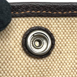 エルメス HERMES ガーデンパーティーPM □I刻 ベージュ×ブラウン シルバー金具 トワル/ブッフル ユニセックス トートバッグ
