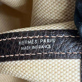 エルメス HERMES ガーデンパーティーPM □I刻 ベージュ×ブラウン シルバー金具 トワル/ブッフル ユニセックス トートバッグ