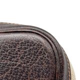 エルメス HERMES ガーデンパーティーPM □I刻 ベージュ×ブラウン シルバー金具 トワル/ブッフル ユニセックス トートバッグ