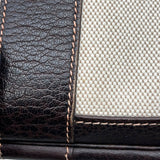 エルメス HERMES ガーデンパーティーPM □I刻 ベージュ×ブラウン シルバー金具 トワル/ブッフル ユニセックス トートバッグ
