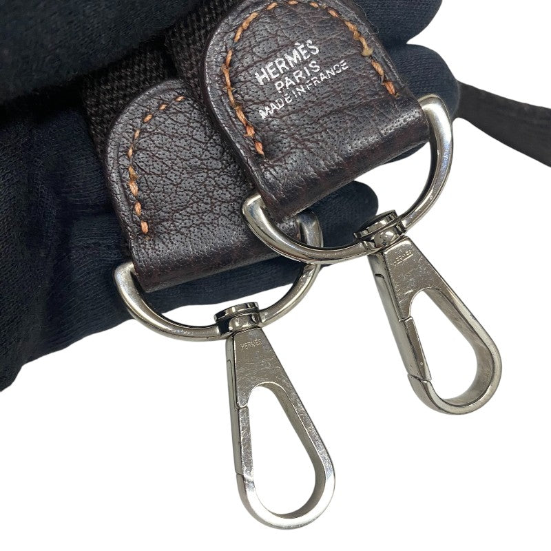 エルメス HERMES ガーデンパーティTPM □I刻印 ベージュ×ブラウン トワルアッシュ/ブッフル レディース トートバッグ