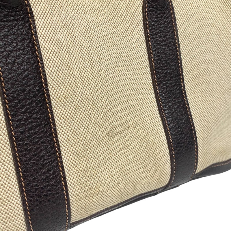 エルメス HERMES ガーデンパーティTPM □I刻印 ベージュ×ブラウン トワルアッシュ/ブッフル レディース トートバッグ