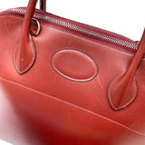 エルメス HERMES ボリード31 □D刻 ルージュアッシュ シルバー金具 ボックスカーフ レディース ハンドバッグ
