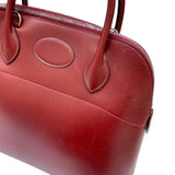 エルメス HERMES ボリード31 □D刻 ルージュアッシュ シルバー金具 ボックスカーフ レディース ハンドバッグ