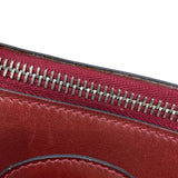 エルメス HERMES ボリード31 □D刻 ルージュアッシュ シルバー金具 ボックスカーフ レディース ハンドバッグ