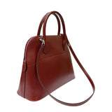 エルメス HERMES ボリード31 □D刻 ルージュアッシュ シルバー金具 ボックスカーフ レディース ハンドバッグ