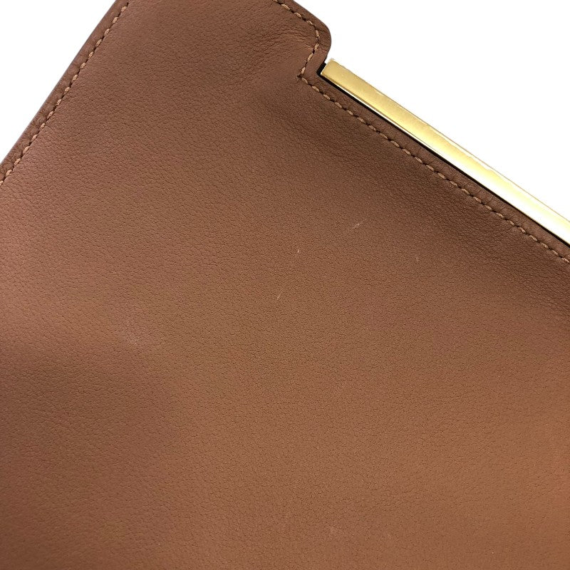 エルメス HERMES ゲタ ヴェルソ B刻 チャイ ゴールド金具 シェーブル レディース ショルダーバッグ