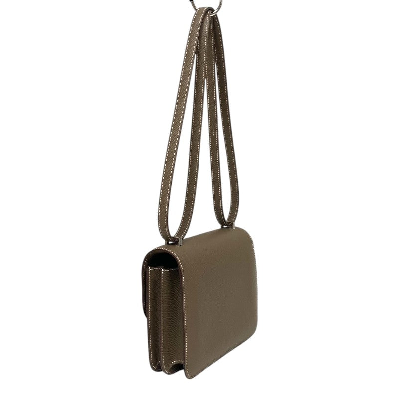 エルメス HERMES コンスタンス3 ミニ B刻 エトゥープ シルバー