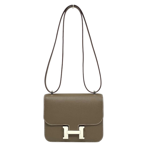 エルメス HERMES コンスタンス3 ミニ B刻 エトゥープ シルバー金具 エプソン レディース ショルダーバッグ