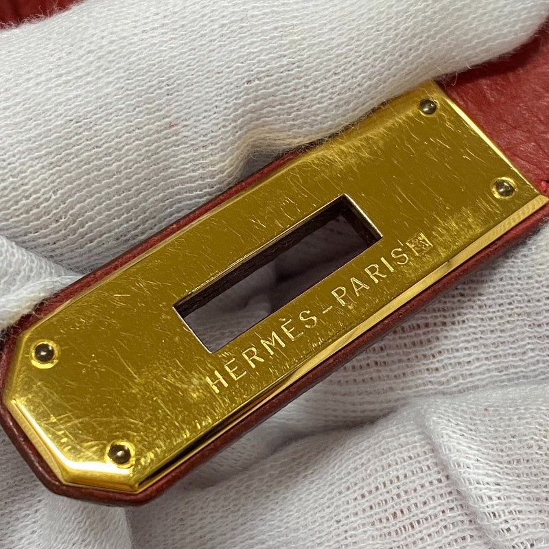 エルメス HERMES バーキン35 〇Z刻 ルージュヴィフ ゴールド金具 アルデンヌ レディース ハンドバッグ