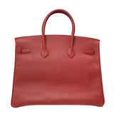 エルメス HERMES バーキン35 〇Z刻 ルージュヴィフ ゴールド金具 アルデンヌ レディース ハンドバッグ