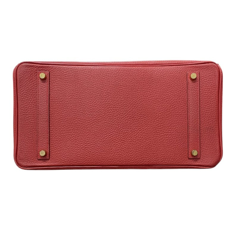 エルメス HERMES バーキン35 〇Z刻 ルージュヴィフ ゴールド金具 アルデンヌ レディース ハンドバッグ