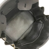 エルメス HERMES バーキン35 □R刻 ブラック シルバー金具 トゴ レディース ハンドバッグ