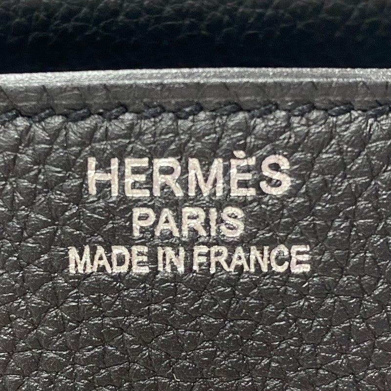 エルメス HERMES バーキン35 □R刻 ブラック シルバー金具 トゴ レディース ハンドバッグ