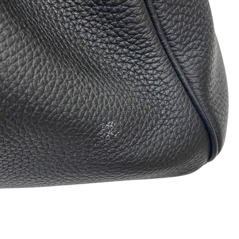 エルメス HERMES バーキン35 □R刻 ブラック シルバー金具 トゴ レディース ハンドバッグ