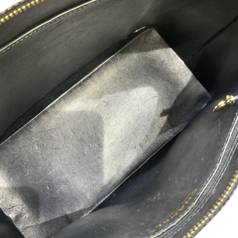 シャネル CHANEL 復刻トート A01804 8番台 ブラック ゴールド金具 キャビアスキン レディース トートバッグ