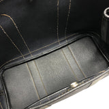 エルメス HERMES ガーデンパーティTPM □P刻 ネイビー×ブラック シルバー金具 トワル/ブッフル レディース トートバッグ