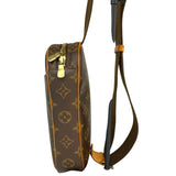 ルイ・ヴィトン LOUIS VUITTON ポシェット・ガンジュ M51870 ブラウン モノグラムキャンバス レディース ショルダーバッグ