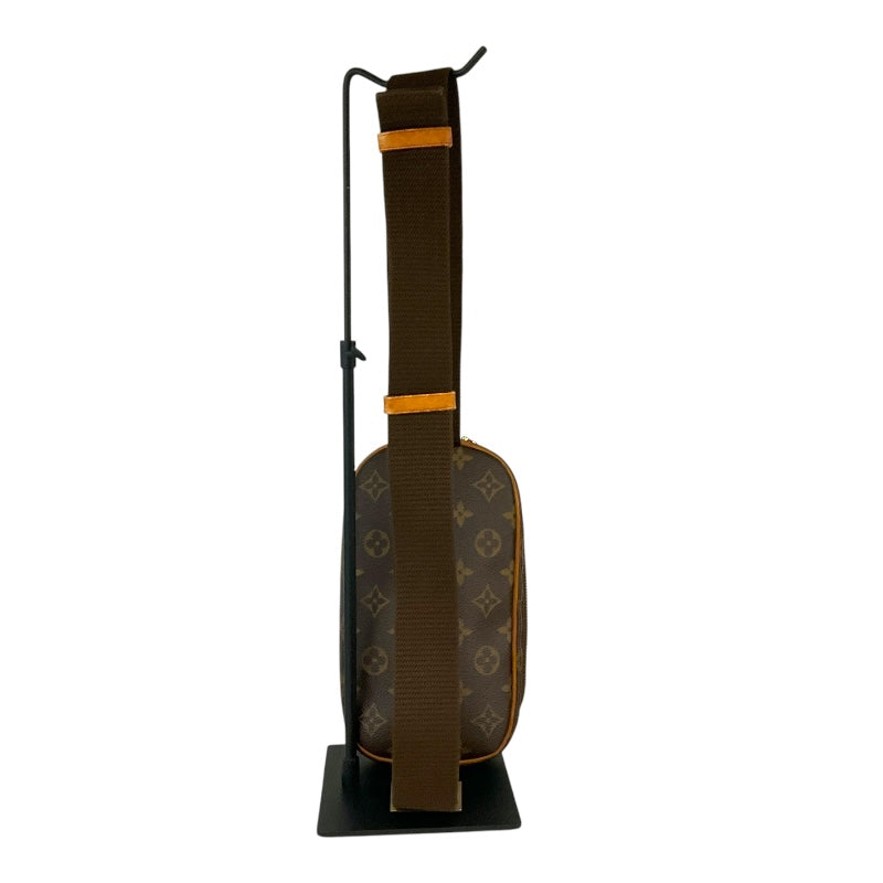 ルイ・ヴィトン LOUIS VUITTON ポシェット・ガンジュ M51870 ブラウン モノグラムキャンバス レディース ショルダーバッグ