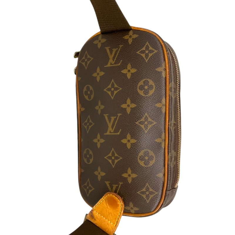 ルイ・ヴィトン LOUIS VUITTON ポシェット・ガンジュ M51870 ブラウン モノグラムキャンバス レディース ショルダーバッグ