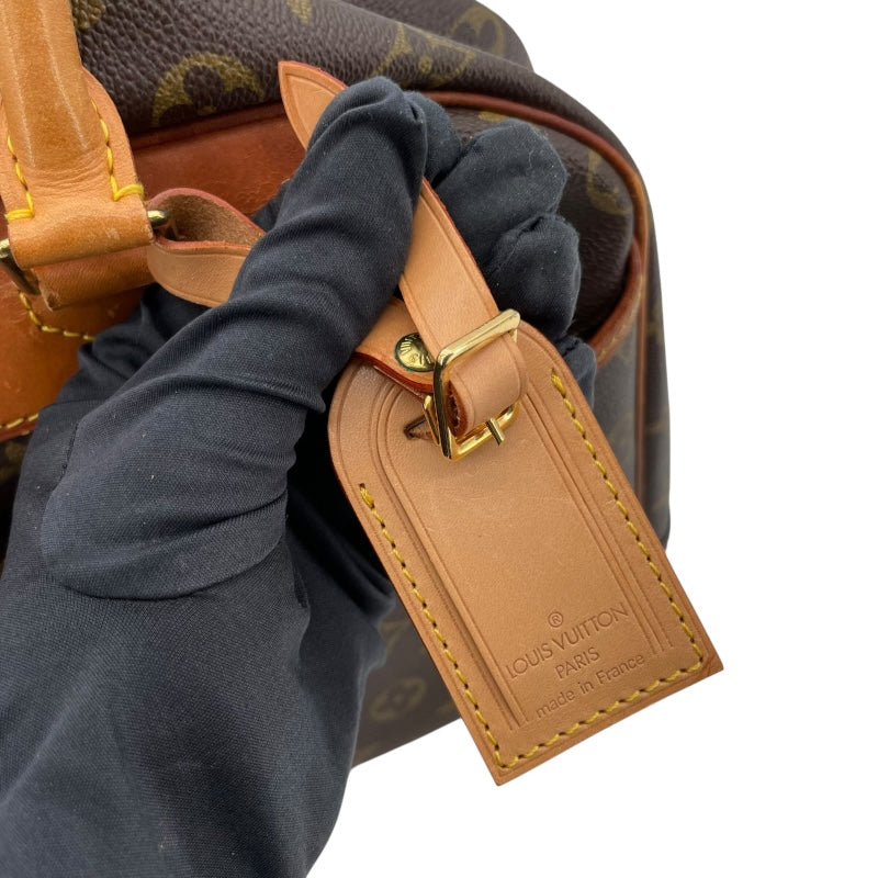 ルイヴィトン ドーヴィル モノグラム ハンドバッグ M47270 PVC ヌメ革 LOUIS VUITTON(ルイヴィトン) / ドーヴィル_モノグラム_BRW/PVC