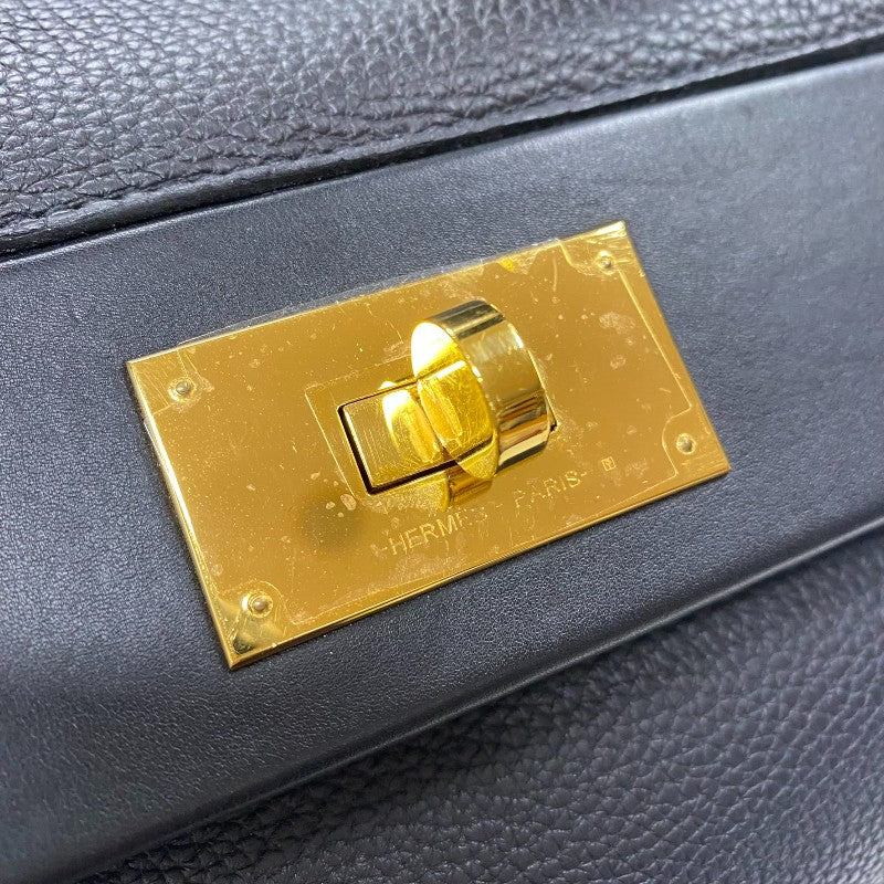 エルメス HERMES ヴァンキャトル29 Y刻 ブラック ゴールド金具 トリヨン ユニセックス ハンドバッグ