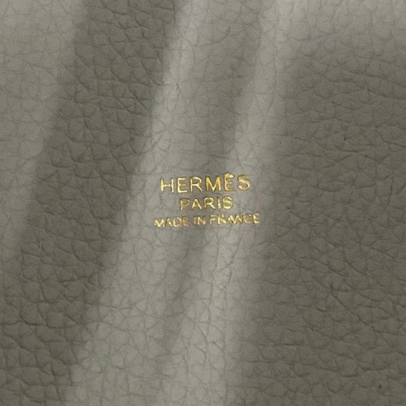 エルメス HERMES ピコタンロックPM Z刻 ブルーペール ゴールド金具 トリヨンクレマンス レディース ハンドバッグ