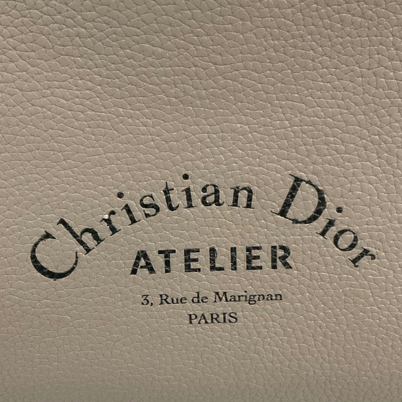 ディオールオム DIOR HOMME アトリエ ブリーフケース グレー レザー ユニセックス ブリーフケース