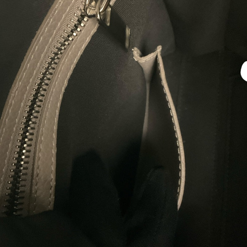 ディオールオム DIOR HOMME アトリエ ブリーフケース グレー レザー ユニセックス ブリーフケース