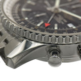 ブライトリング BREITLING ナビタイマー ワールド A24322 シルバー×ブラック SS メンズ 腕時計