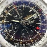 ブライトリング BREITLING ナビタイマー ワールド A24322 シルバー×ブラック SS メンズ 腕時計