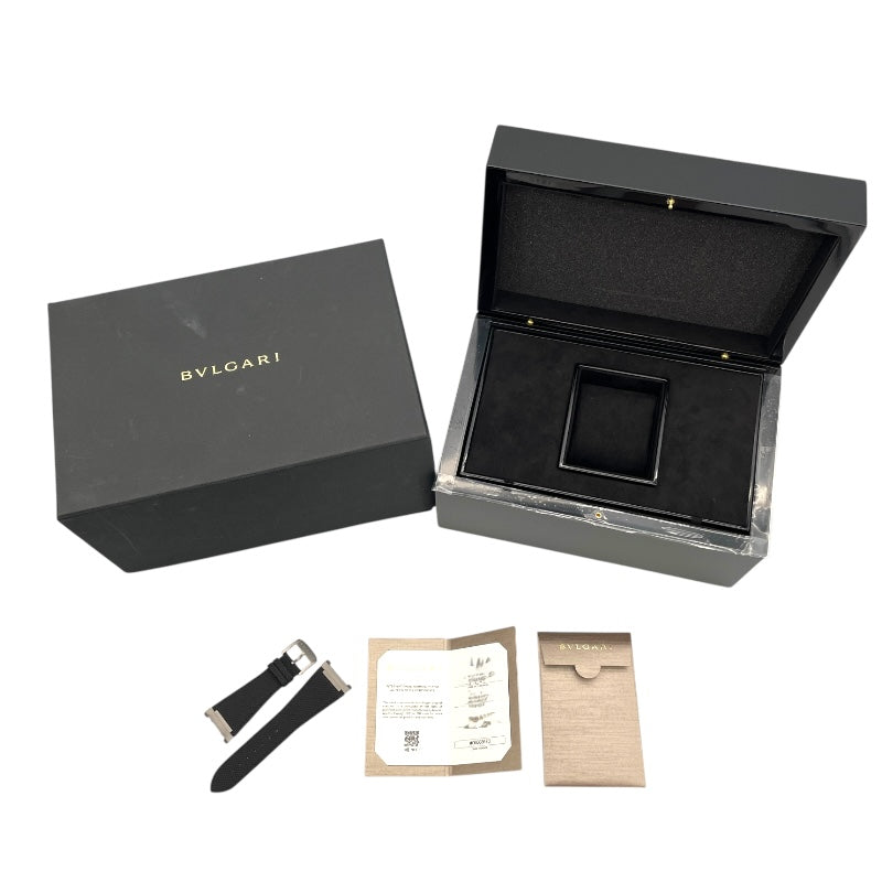 ブルガリ BVLGARI オクト フィニッシモ クロノグラフ GMT 103890 グリーン チタン メンズ 腕時計