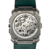 ブルガリ BVLGARI オクト フィニッシモ クロノグラフ GMT 103890 グリーン チタン メンズ 腕時計