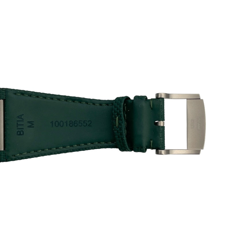 ブルガリ BVLGARI オクト フィニッシモ クロノグラフ GMT 103890 グリーン チタン メンズ 腕時計