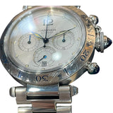 カルティエ Cartier パシャドゥカルティエ 38mm クロノグラフ W31030H3 SS 自動巻き ユニセックス 腕時計
