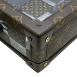 ルイ・ヴィトン LOUIS VUITTON スリム・ソフトトランク M20871 ブラウン モノグラム・チェス メンズ ショルダーバッグ