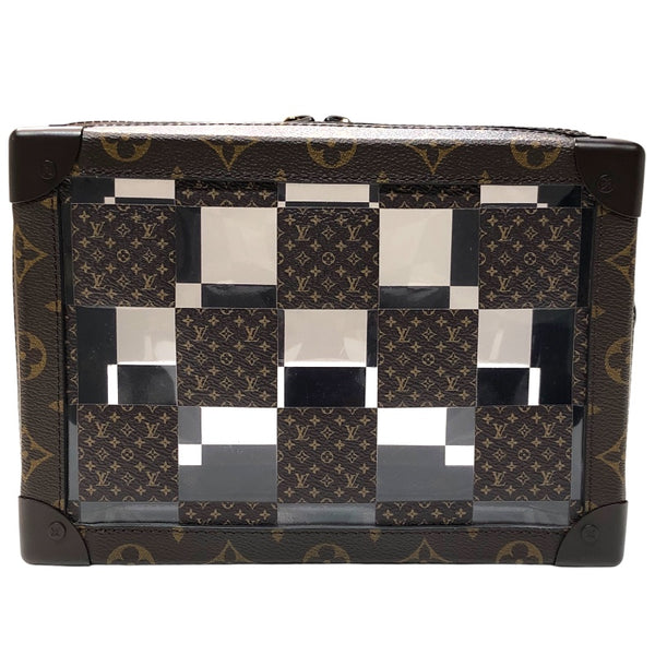 ルイ・ヴィトン LOUIS VUITTON スリム・ソフトトランク M20871 チェス モノグラムキャンバス メンズ ショルダーバッグ