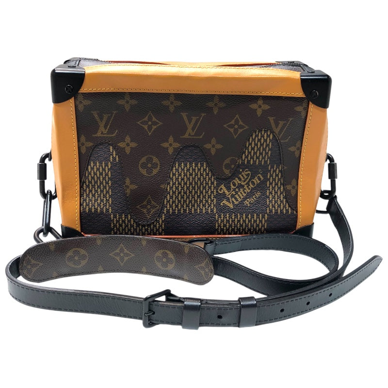ルイ・ヴィトン LOUIS VUITTON ソフトトランク LVスクエアード　NIGO N40381 ジャイアント・モノグラム・ダミエ ショルダーバッグ
