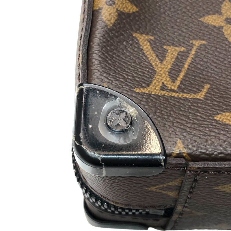 ルイ・ヴィトン LOUIS VUITTON ハンドル・ソフトトランク M45935 ブラウン モノグラム・マカサー ユニセックス ショルダーバッグ