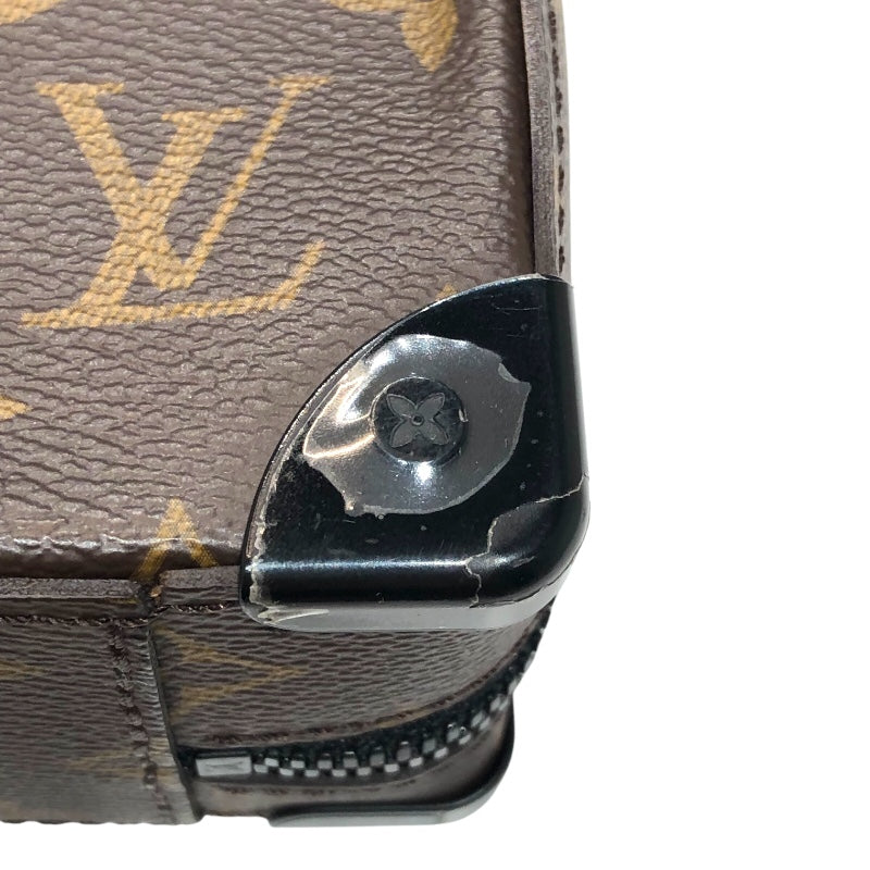 ルイ・ヴィトン LOUIS VUITTON ハンドル・ソフトトランク M45935 ブラウン モノグラム・マカサー ユニセックス ショルダーバッグ