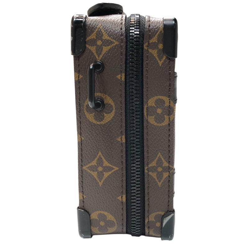 ルイ・ヴィトン LOUIS VUITTON ハンドル・ソフトトランク M45935 ブラウン モノグラム・マカサー ユニセックス ショルダーバッグ