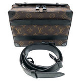ルイ・ヴィトン LOUIS VUITTON ハンドル・ソフトトランク M45935 ブラウン モノグラム・マカサー ユニセックス ショルダーバッグ