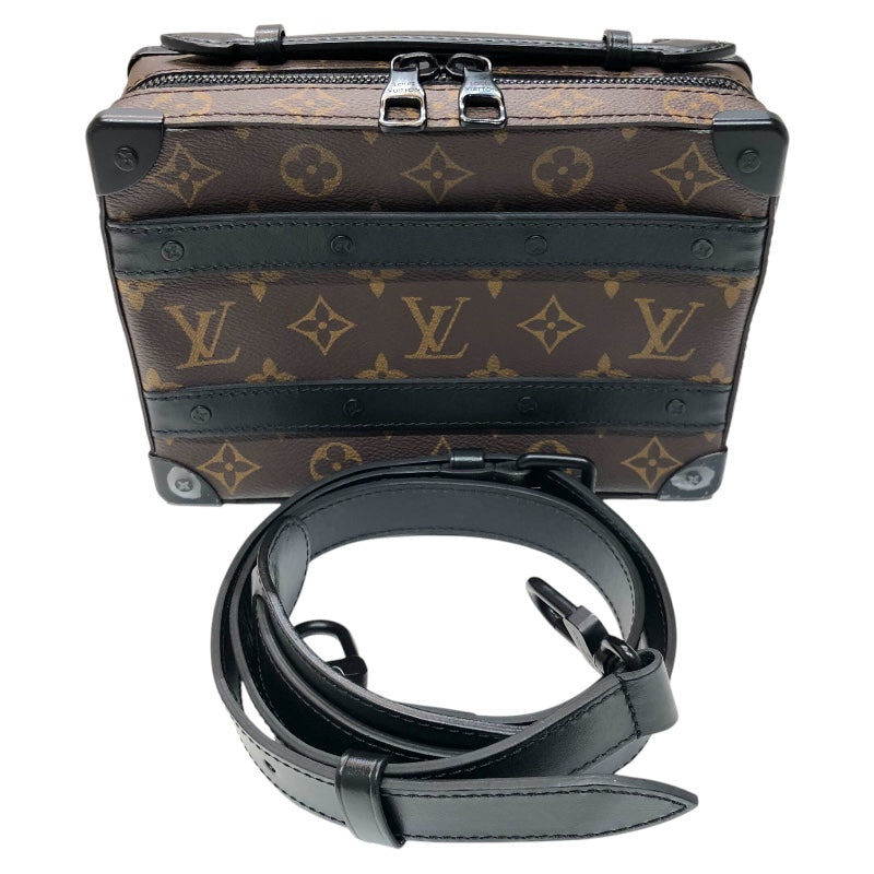ルイ・ヴィトン LOUIS VUITTON ハンドル・ソフトトランク M45935 ブラウン モノグラム・マカサー ユニセックス ショルダーバッグ