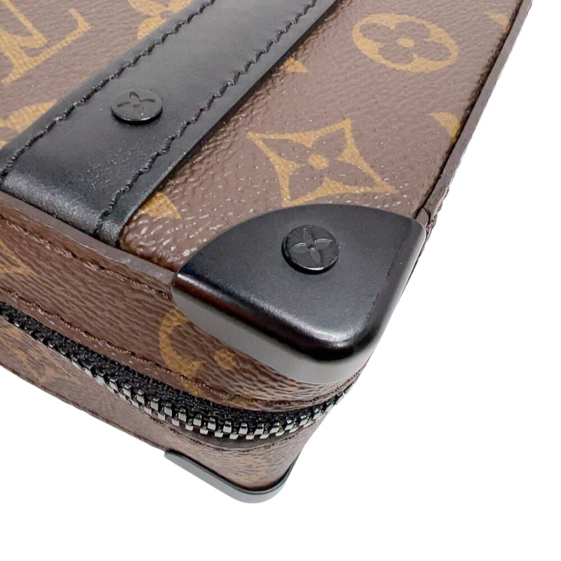 ルイ・ヴィトン LOUIS VUITTON ハンドル・ソフトトランク M45935 ブラウン モノグラム・マカサー ユニセックス ショルダーバッグ