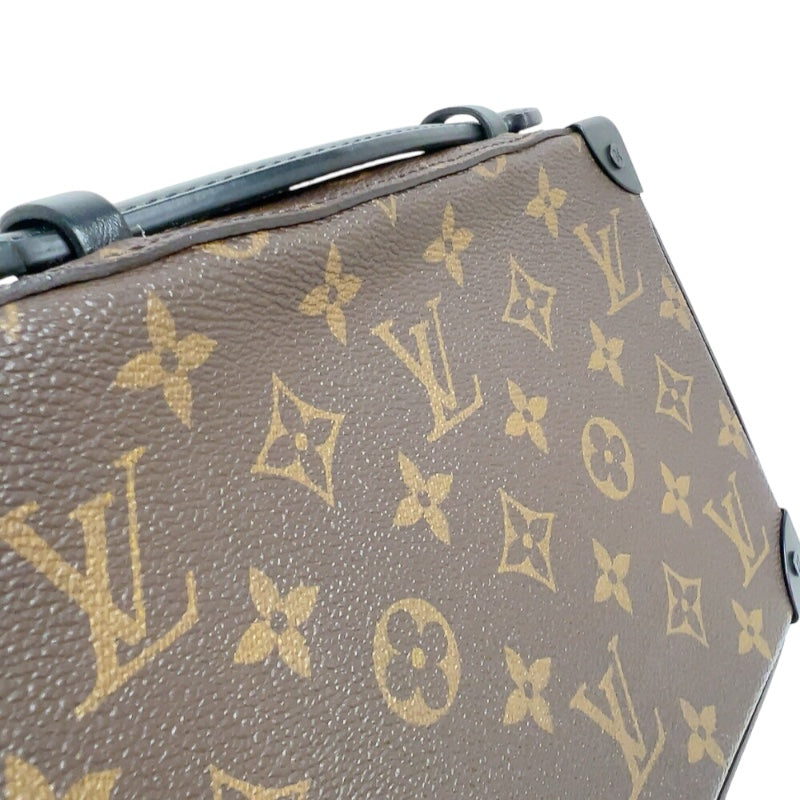 ルイ・ヴィトン LOUIS VUITTON ハンドル・ソフトトランク M45935 ブラウン モノグラム・マカサー ユニセックス ショルダーバッグ