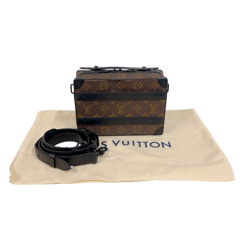 ルイ・ヴィトン LOUIS VUITTON ハンドル・ソフトトランク M45935 ブラウン モノグラム・マカサー ユニセックス ショルダーバッグ