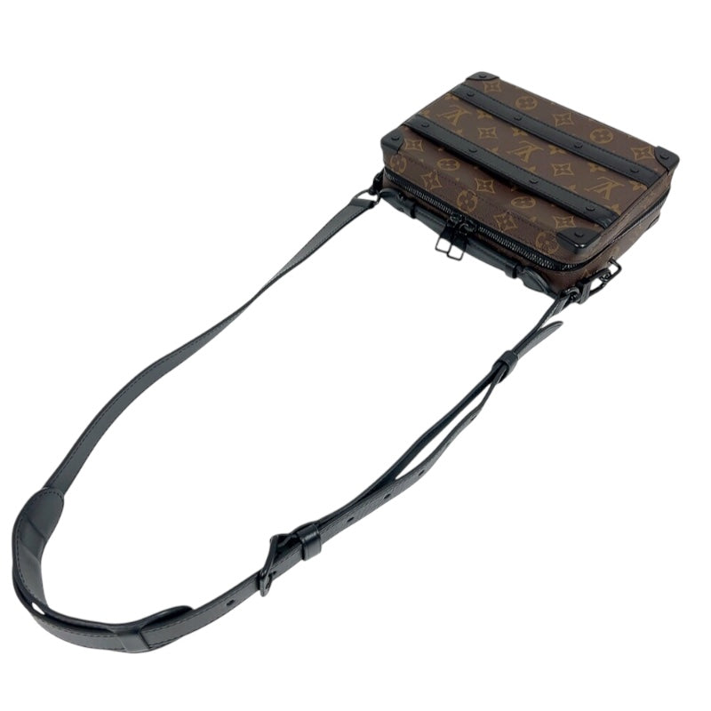 ルイ・ヴィトン LOUIS VUITTON ハンドル・ソフトトランク M45935 ブラウン モノグラム・マカサー ユニセックス ショルダーバッグ
