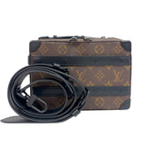 ルイ・ヴィトン LOUIS VUITTON ハンドル・ソフトトランク M45935 ブラウン モノグラム・マカサー ユニセックス ショルダーバッグ
